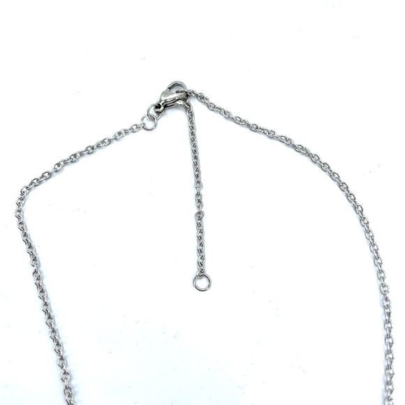 Fashion Pendant Silver Color Chain Women's Necklace - Picture 5 of 9